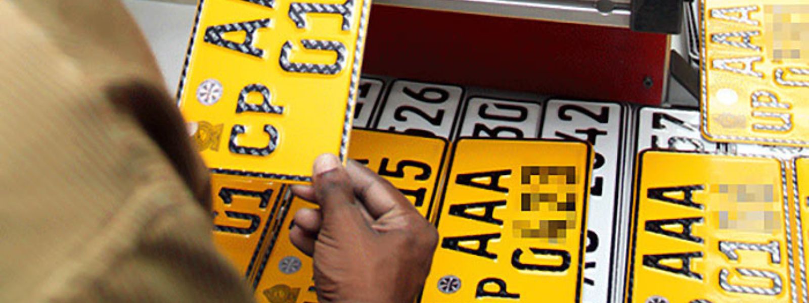 Strict Action Against Substandard Number Plates